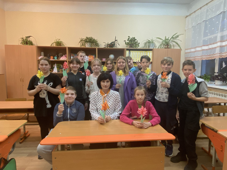 Мастер-класс «Весенний букет».